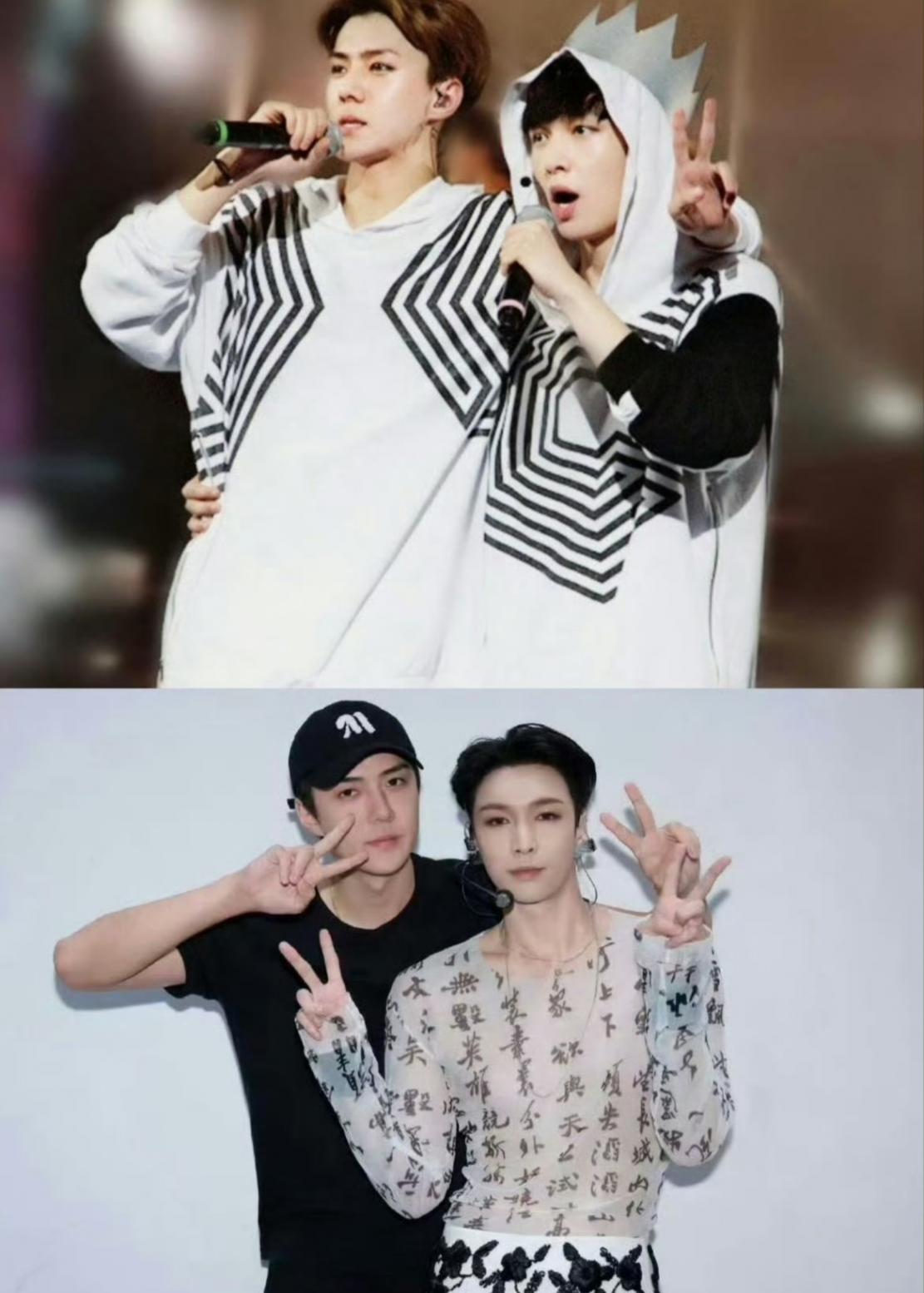 EXO三巨頭合體跳企鵝舞,藝興帶偏世勛金俊勉,這波回憶殺