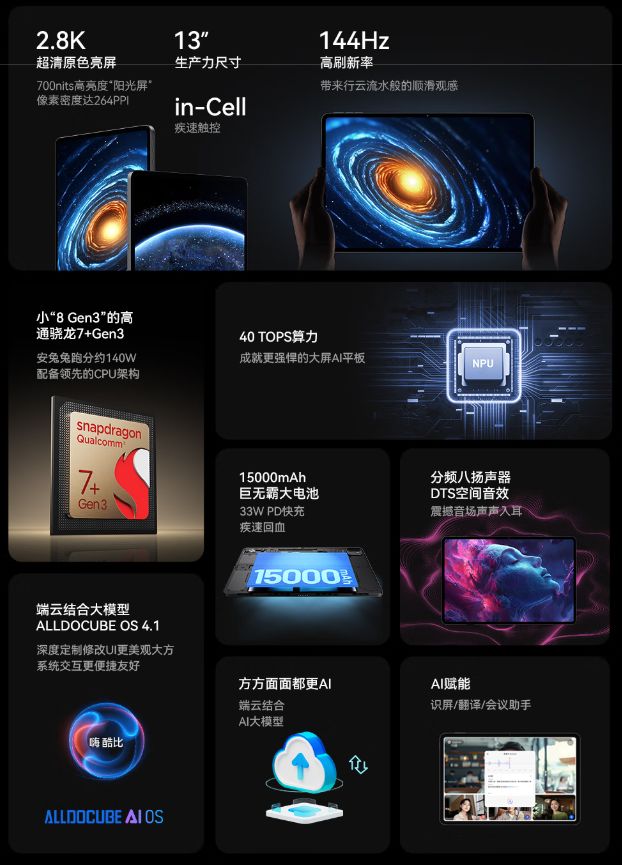 酷比魔方Ultra Pad平板國行版開售,首發2299元起